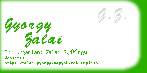 gyorgy zalai business card